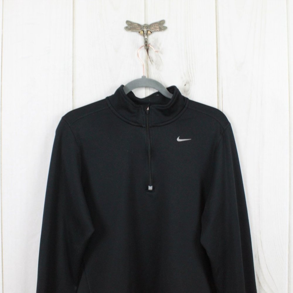 NIKE Dri-Fit Long Sleeve 1/4 Zip Pullover Size M - Picture 2 of 10